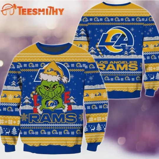 Discover Rams funny character Football Limited Ugly Christmas Sweater Gift For Christmas
