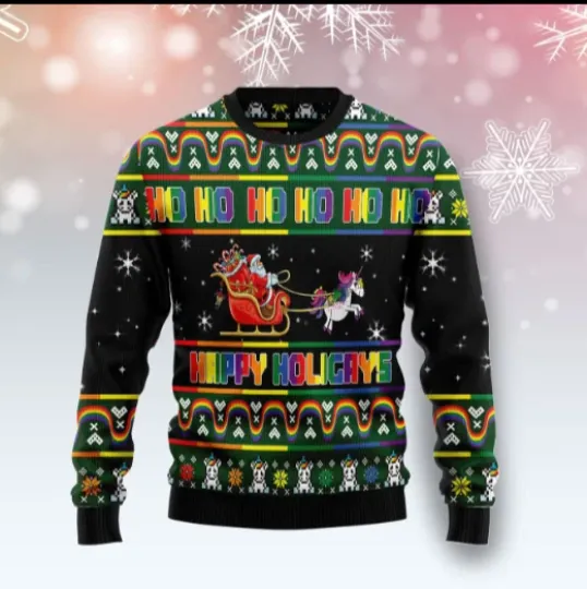 Discover Happy Holigays Ugly Christmas Sweater