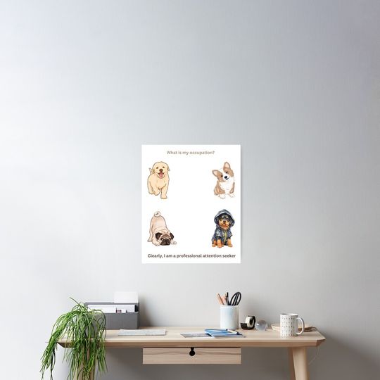 Discover Dog Job Poster