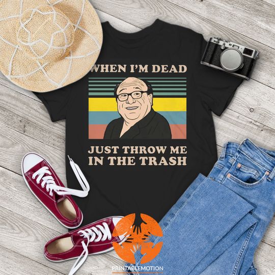 Discover Reynolds When I'm Dead T-Shirt, Vintage Frank Reynolds TV Series Tee, Gift for Fans