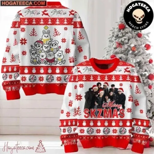 Discover Stray Kids Merry Skzmas Xmas Ugly Sweater Hot Sale