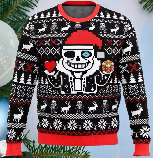 Discover Sans Undertale Ugly Christmas Sweater 3d GLC055981