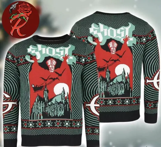 Ghost Band Bravado Nameless Ghouls Ugly Christmas Sweater 3D GLC053832