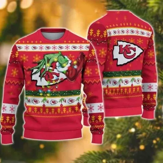 Discover Kansas City funny character Christmas Ugly Sweater