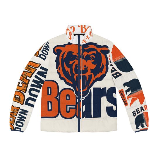 Discover Men's Chicago Bears Puffer Jacket, Warm Winter Sports Outerwear Buy ELLA
