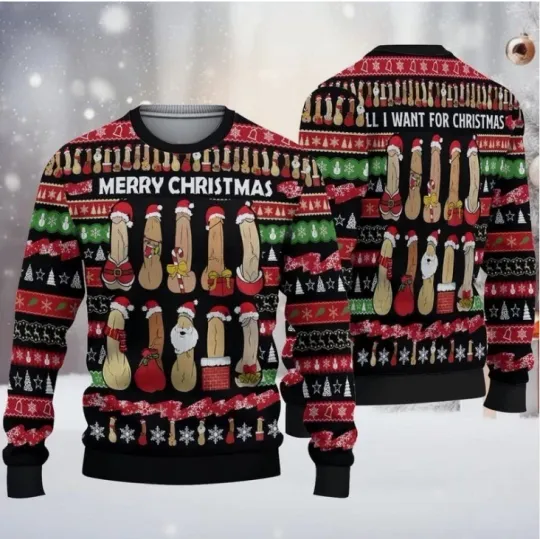 Discover Meme Dicky Cockmas Ugly Christmas Sweater Gift For Christmas
