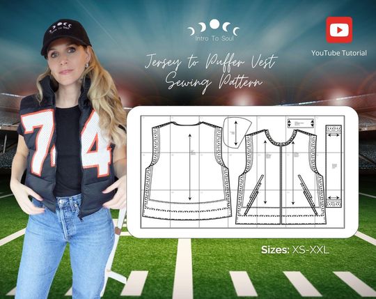 Discover Jersey to Puffer Vest THE SEWING PATTERN (For Women)