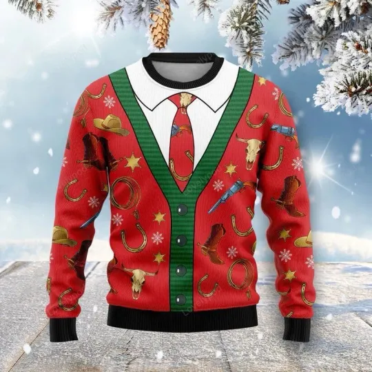 Discover Cardigan Funny Ugly Christmas Sweater For Men Women Adult Christmas Gifts