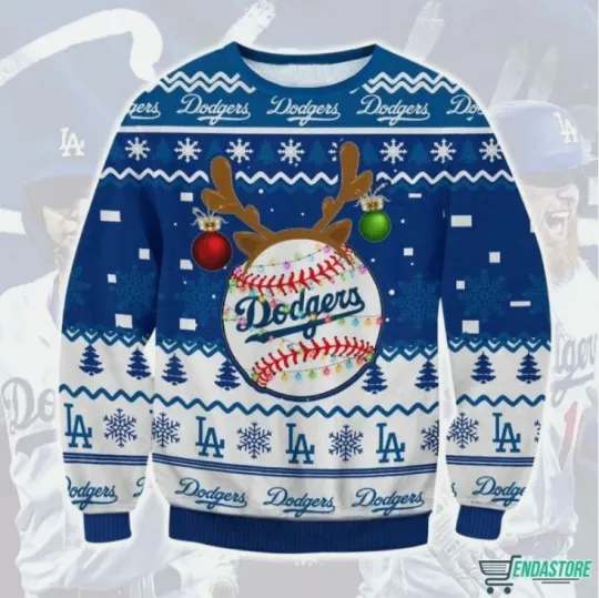 Discover HOT New Dodger Ugly Christmas Sweater Gift For Chirstmas