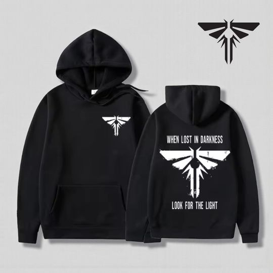Firefly Hoodie The Last of Us Game Lover Double Sided Hoodie Gift for Game Enthusiast