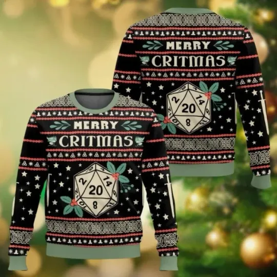 Discover Christmas Dnd Ugly Sweater, Dragons Sweater Gift For Christmas