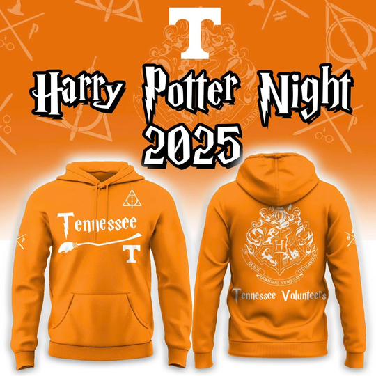Tennessee Volunteers Harry Potter Night Hogwarts All Over Printed 3D Hoodie