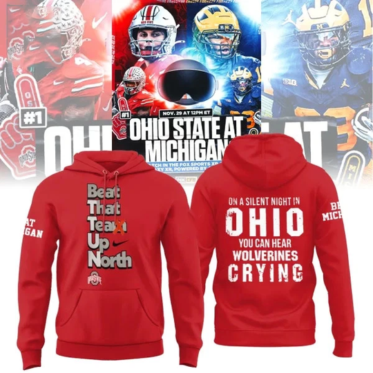 Ohio State Buckeyes Beat Michigan Wolverines Hoodie Special Edition 3D