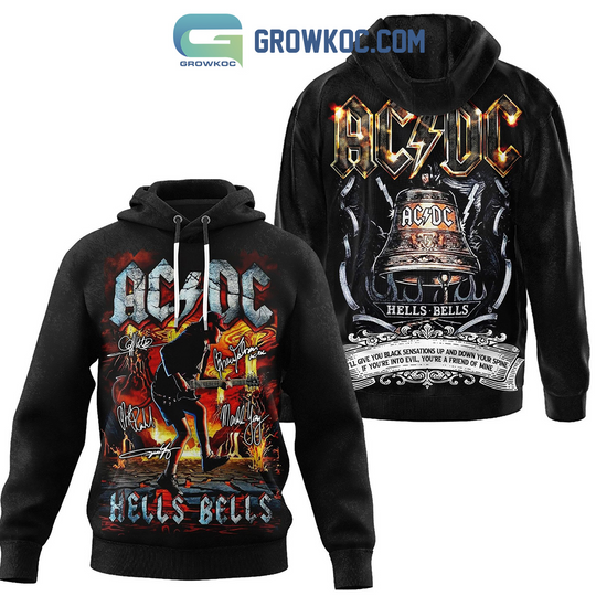 Discover Rock Band Hell’s Bells Evil Friendship Hoodie