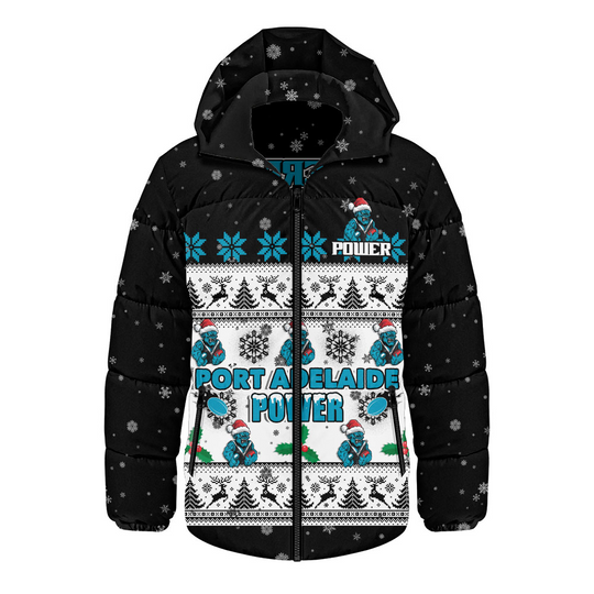 Discover Western Bulldogs Hooded Puffer Jacket for Christmas Holiday Fans