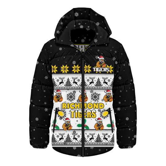 Discover Richmond Hooded Puffer Jacket Christmas Holiday Footy Fans