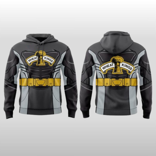 Discover Brandon Wheat Kings Superhero Night 2025 Hoodie