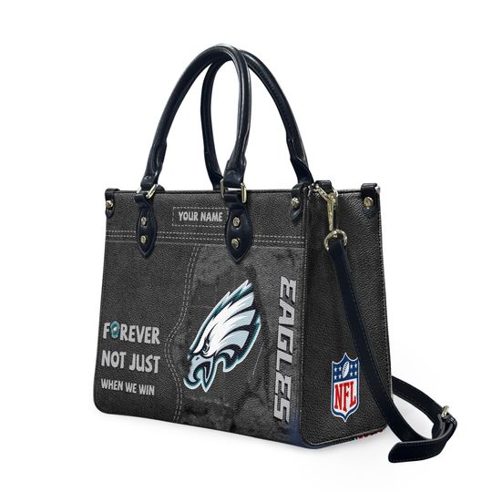 Personalized Philadelphias Team Eagless  Forever Leather Bag, Leather Bag