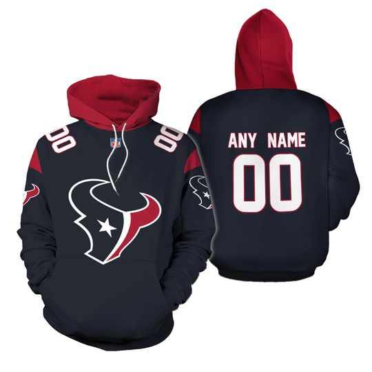 Personalized Houston Texans 3D Hoodie