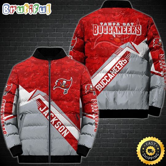 Football Tampa Bay Buccaneers Puffer Jacket Customized Sport Down Jacket