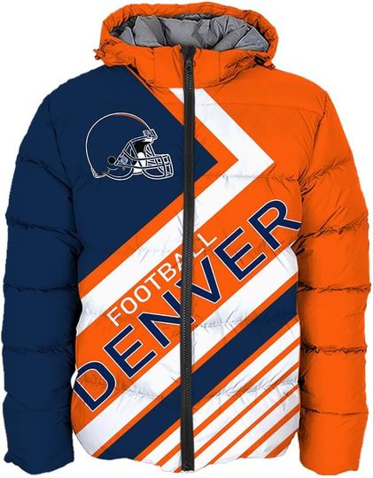 Discover Men Football Jacket Personalized Puffer Coat Down Jacket Any Name Number Plus Size Apparel Padded Jacket