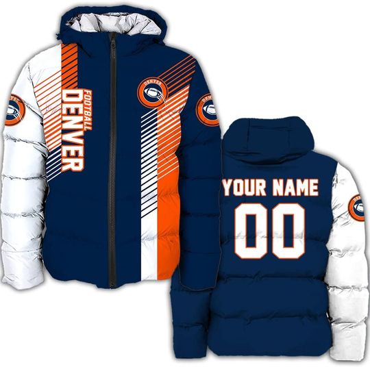 Discover Men US Football Custom Your Own Puffer Jackets Personalized Any Sport Name Number Plus size Apparel Down Jacket