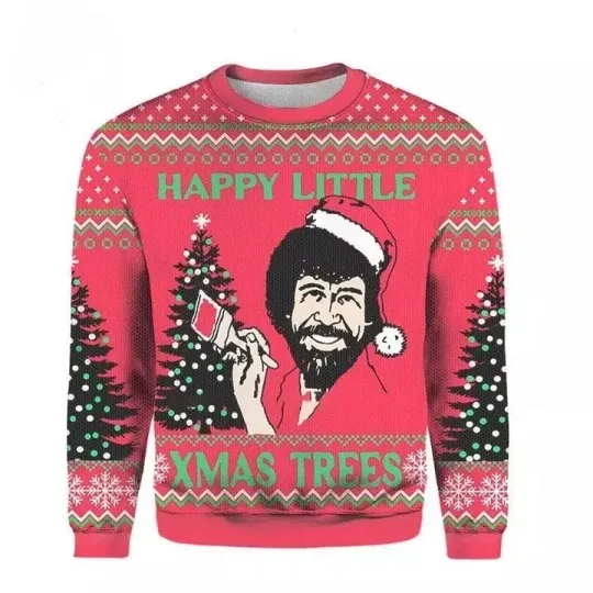 Discover Santa BOB Happy Little Christmas 2024 Ugly 3D Sweater GLC053254