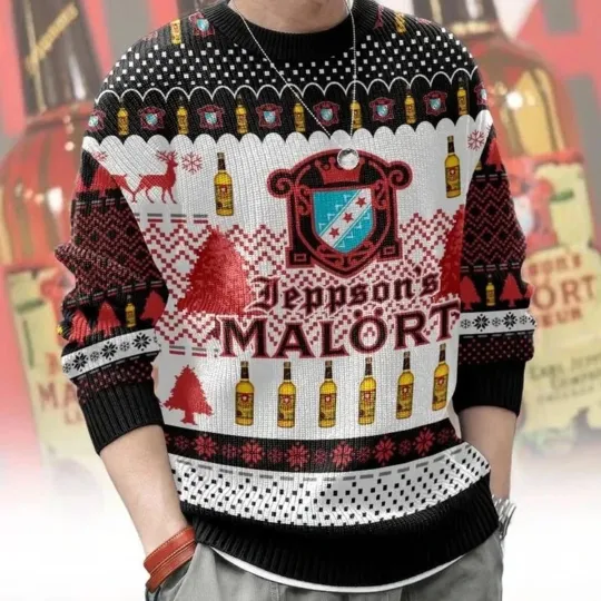 Discover Jeppson’s Malort Ugly Christmas Sweater Hot Sale