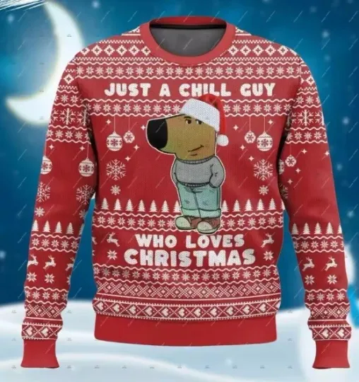 Discover NEW Christmas Vintage Winter Ugly Sweater Pullover Funny Long Sleeves XL