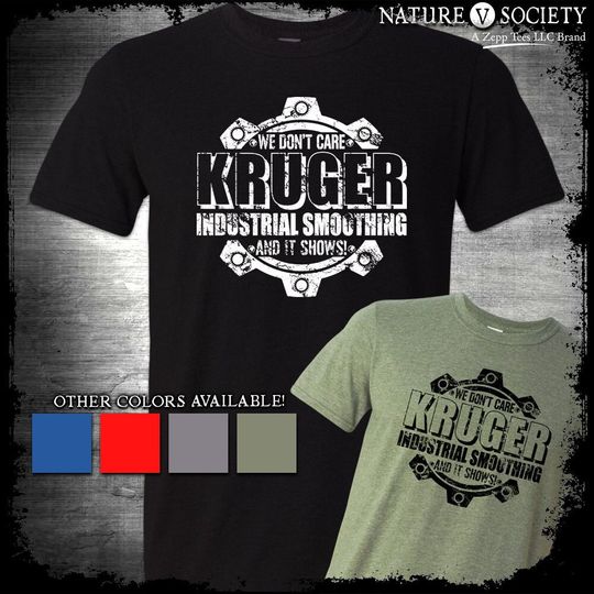 Discover Kruger Industrial Smoothing Seinfeld T-Shirt, George Costanza Vandelay Industries Kramer Kramerica Festivus Meme Human Fund Summer Of George