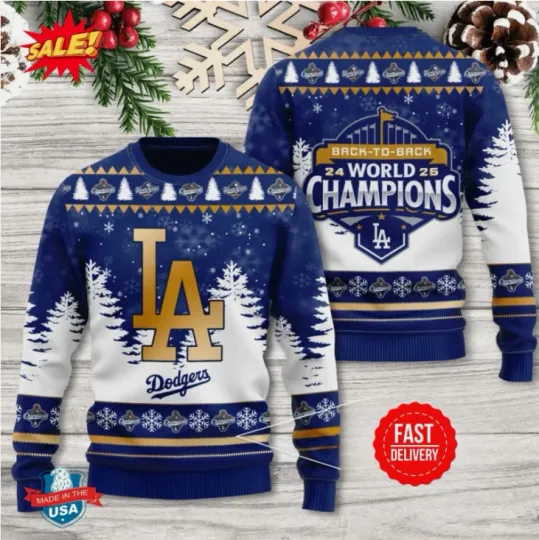 Discover Dodgers 2025 Ugly Sweater All Size Gift For Christmas