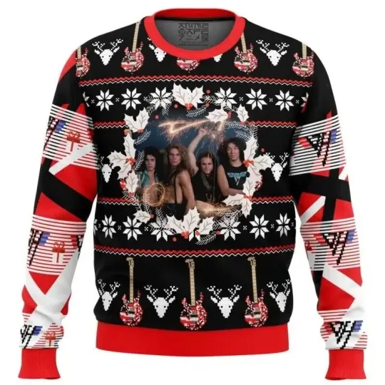 Discover Celebrate The Holidays With Eddie van Ugly Christmas Sweater