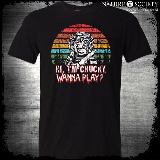 Chucky Wanna Play 3D T-Shirt Halloween Horror Movie Cereal Killers