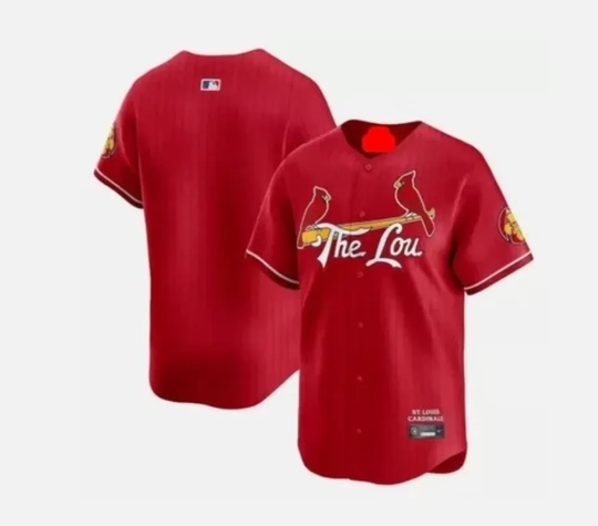 Discover Cardinals City Connect Jersey, 2024 Red Blank Baseball Jersey Full Print 3D