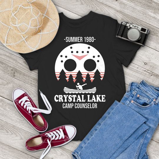 Discover Jason Voorhees Summer 1980 Camp Crystal Lake Vintage T-Shirt, Jason Voorhees Shirt, Serial Killer Shirt, Friday The 13th Shirt