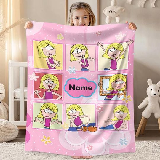 Custom Name DisneyChannel Lizzie McGuire Blanket,This Is What Dreams Are Made Of Lizzie McGuire Birthday Girl,Fleece Blanket Room Home Decor
