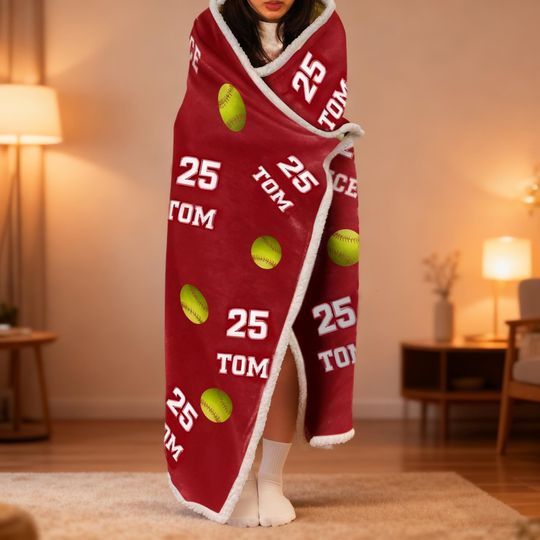 Sending You Love and Hugs Personalized Photo Blanket Hoodie, Custom Cozy Gift for Family and Friends