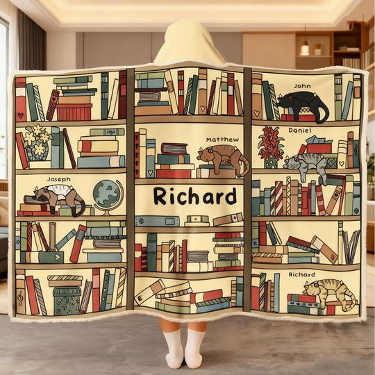 Personalized Cheerleader Blanket Hoodie with Custom Name and Color, Cozy Cheer Gift for Kids and Teens