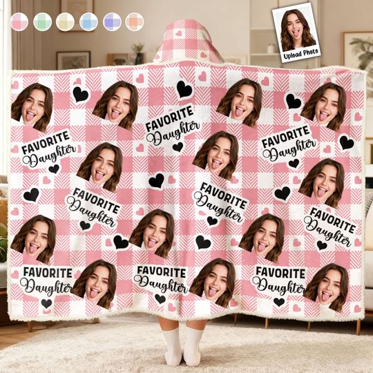 Custom Kid Face Baseball and Softball Blanket Hoodie, Personalized Funny Sports Gift for Kids and Adults