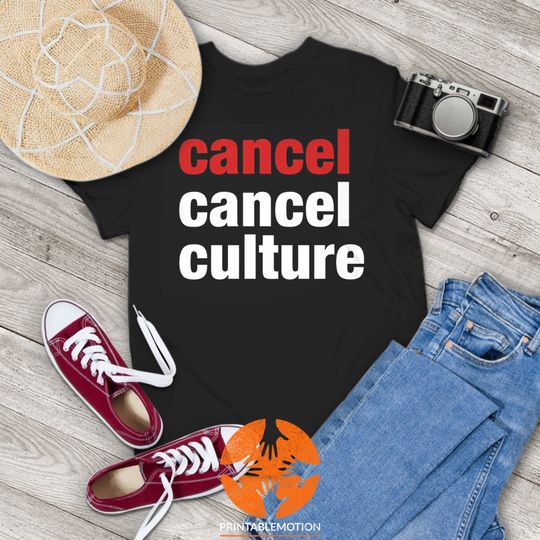 Discover Cancel Cancel Culture Vintage T-Shirt, Cancel Shirt, Cancel Culture Shirt, Free Speech Shirt, Gift Tee For You And Your Friends