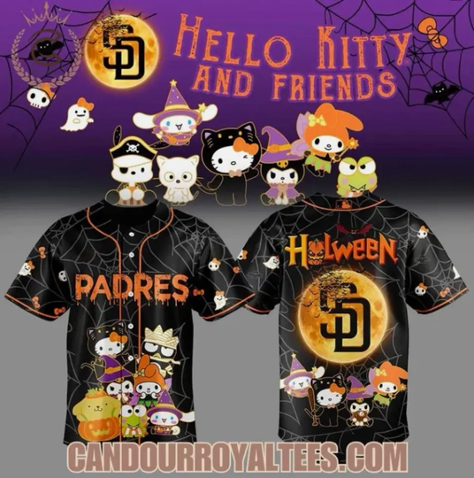 Discover Padres And Friends Halloween 2025 Baseball Jersey Reprint