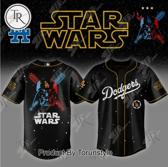 Discover Dodger 2025 X Star Wars Baseball Jersey Reprint