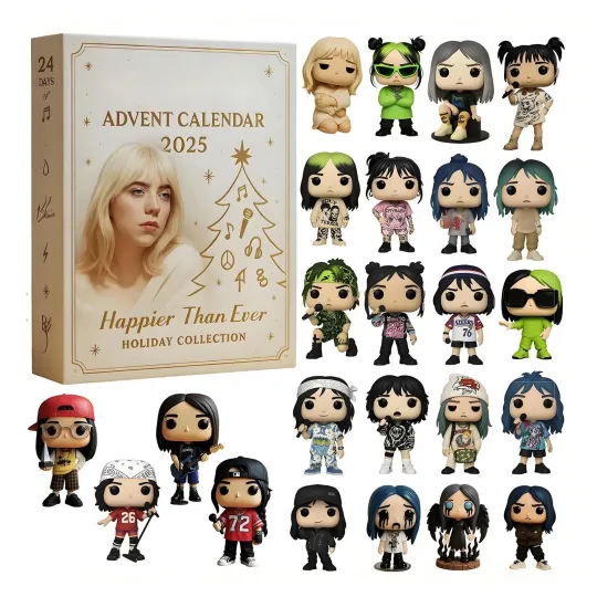 Discover Christmas Advent Calendar 24PCS Countdown Calendar Blind Box Home Decor Gift For