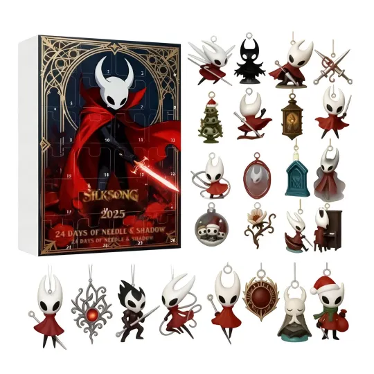 Hollow Knight: Silksong Advent Calendar 2025 24 Days Of 2D Acrylic Figure Decor
