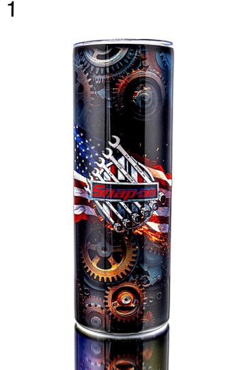 Discover Snap-On Mechanic Gift Snap On Style 20oz Tumbler Hydration Tol Cup Auto Tech Dad Present Garage Wrench Gear American Flag Man Cave Car Guy