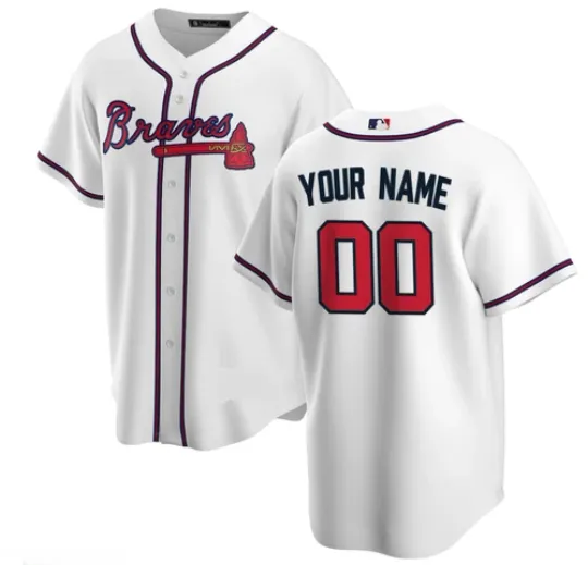 Discover Personalized Baseball Jersey Brave Player Baseball Jersey Reprint
