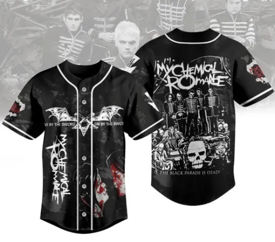 Discover My Chemical Romance The Black Parade Personalized Baseball Jersey