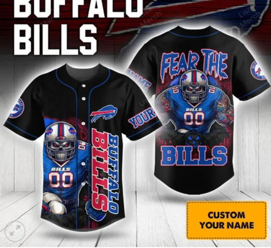 The Bills Football 2024 Baseball Jersey,,!! new gift 3d- cute father day,!