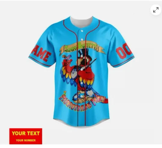 Discover Jimmy Buffet Parrothead Party Customized baseball jersey, new 3d gift