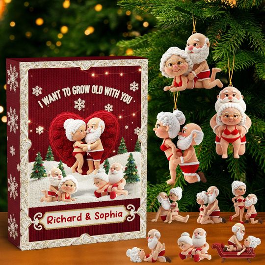 Discover Naughty Couple Advent Calendar, Romantic Gift for Couples, Spicy Surprise Box for Anniversaries, Naughty Grandma and Grandpa Blind Box